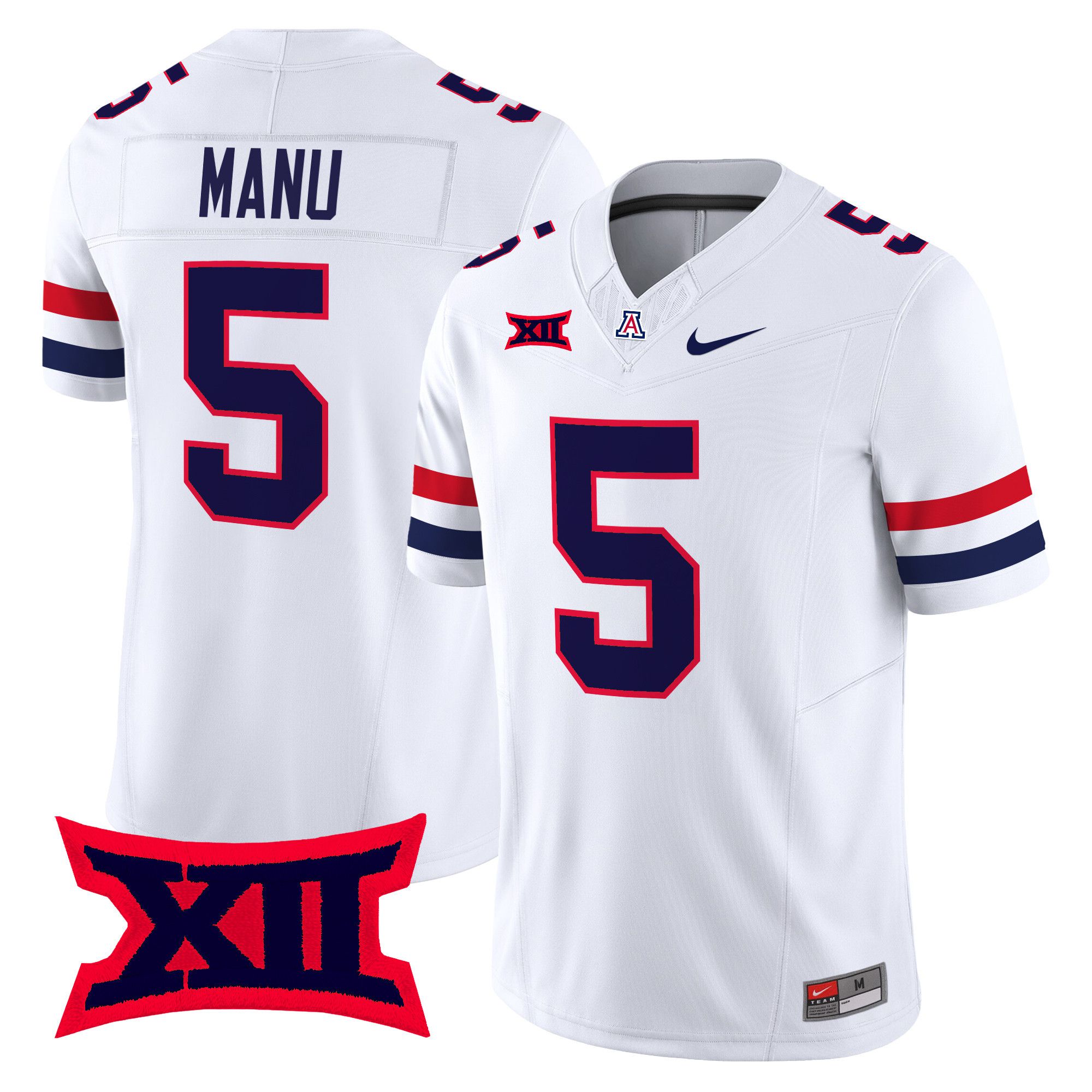Men Arizona Wildcats #5 Manu White Nike 2024 Vapor Limited NCAA Jersey